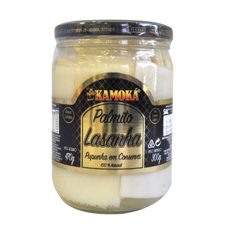 Palmito de Pupunha em Conserva Tipo Lasanha 300g